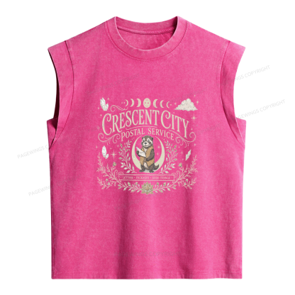 Pagewings Fantasy Reader Women's Washed Tank Top
