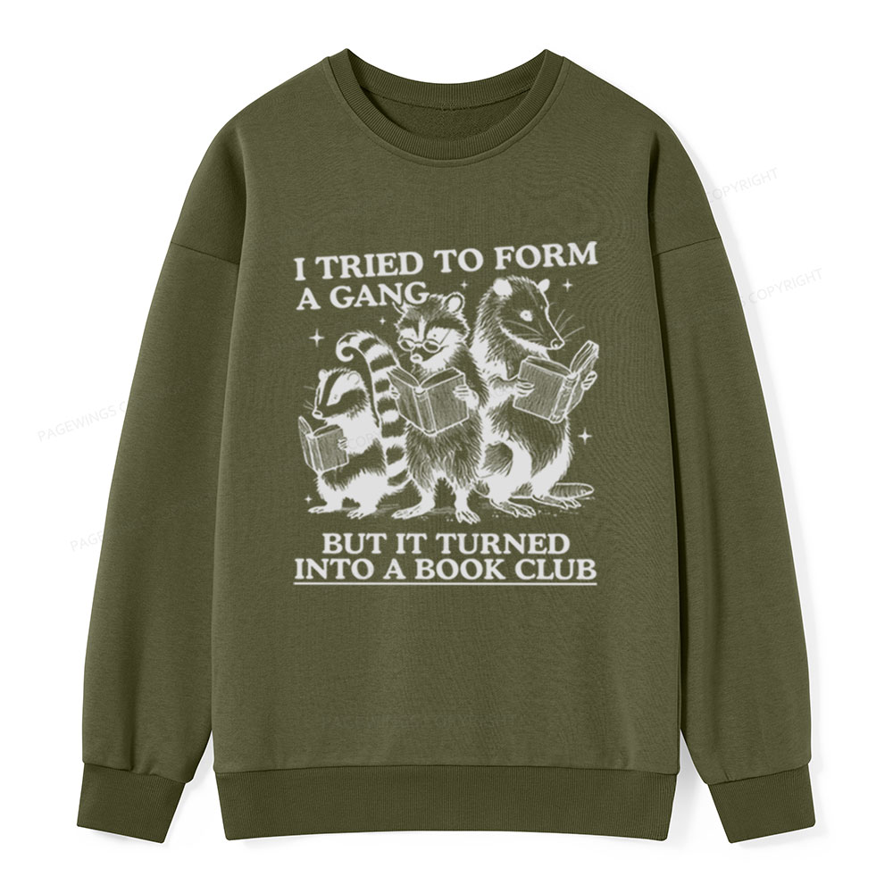 Pagewings A Gang Turn Into A Book Club Unisex Classic Sweatshirt