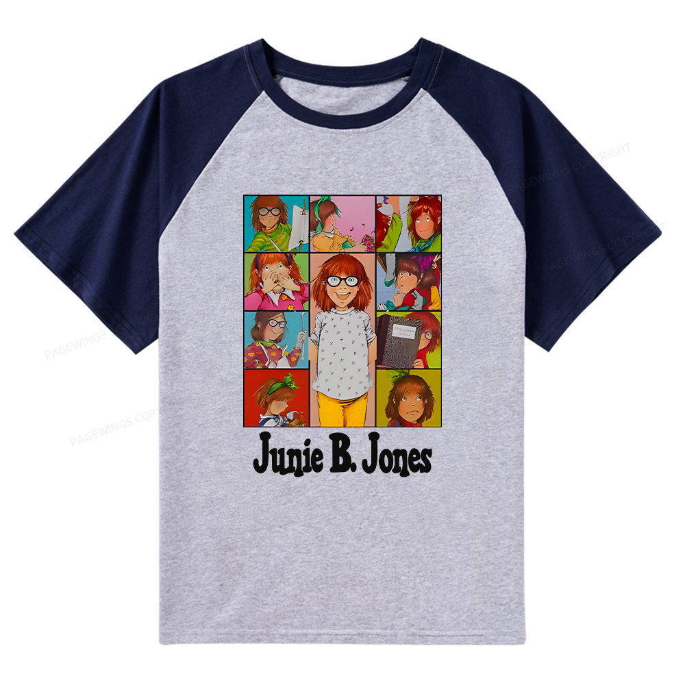 Pagewings Junie B Jones Raglan T-shirt