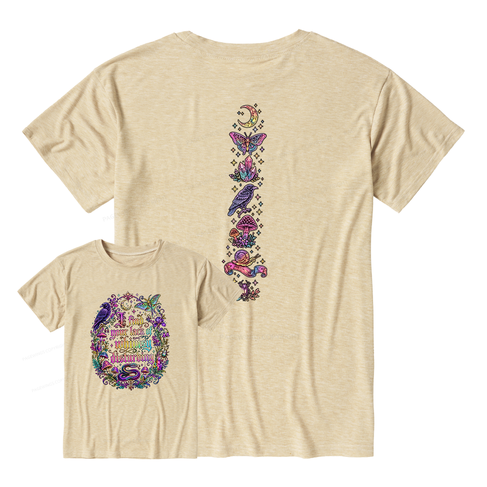 Pagewings I Find Your Lack Of Whimsy Unisex Heather T-Shirt
