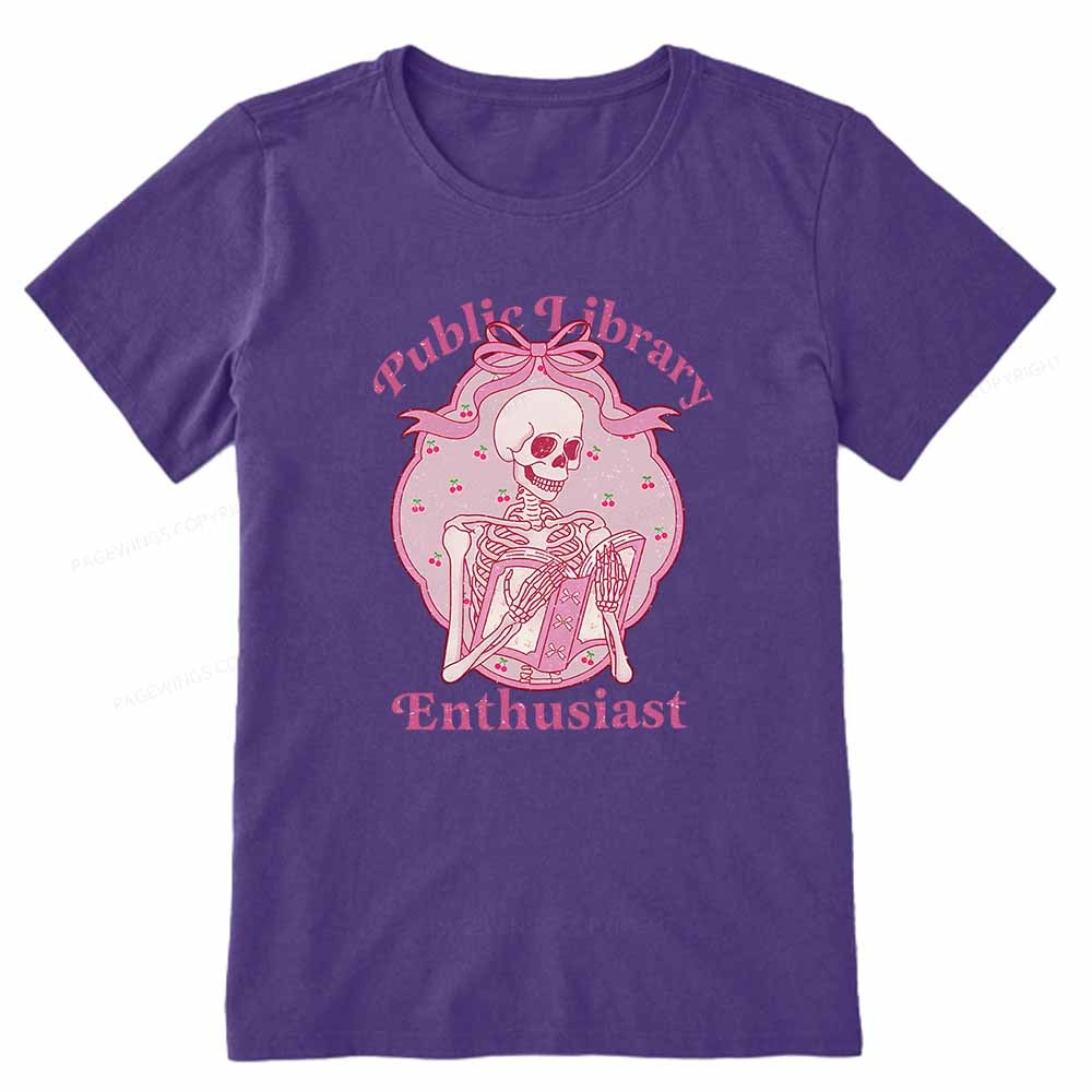 Pagewings Public Library Enthusiast Unisex Classic T-shirt