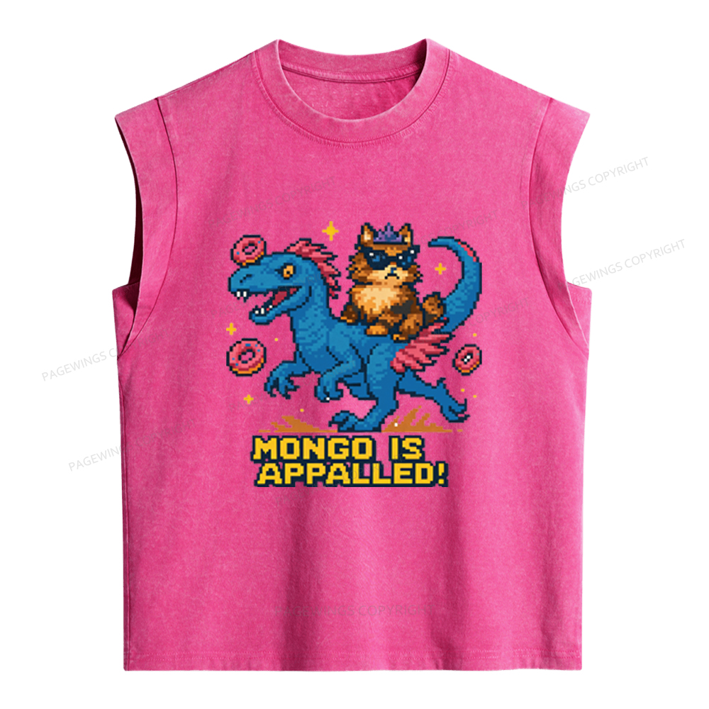 Pagewings Mongo Is Appalled Women's Washed Tank Top