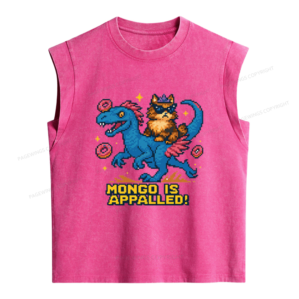 Pagewings Mongo Is Appalled Women's Washed Tank Top