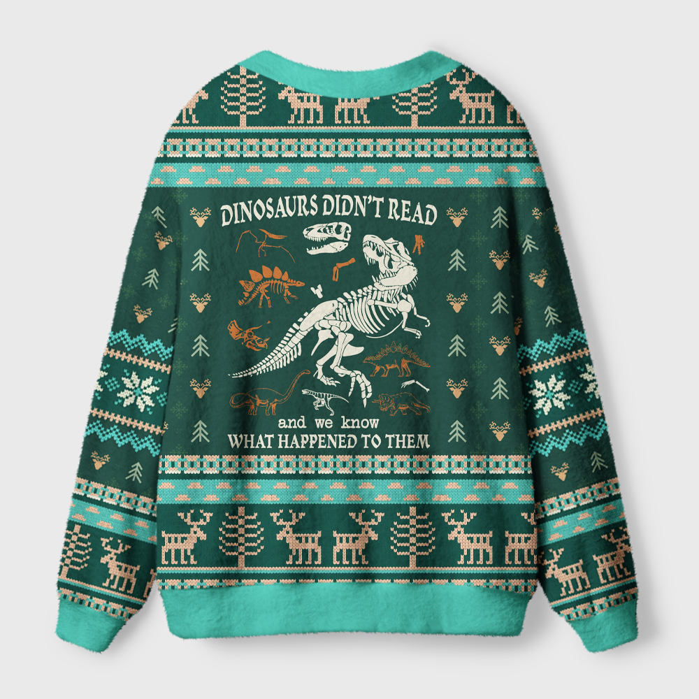 Pagewings Read And We Know What Happened To Them Light Knit Unisex Cardigan Sweaters