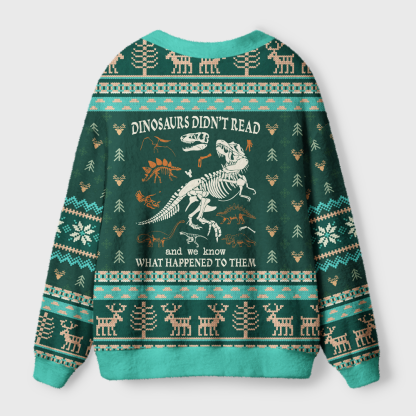 Pagewings Read And We Know What Happened To Them Light Knit Unisex Cardigan Sweaters