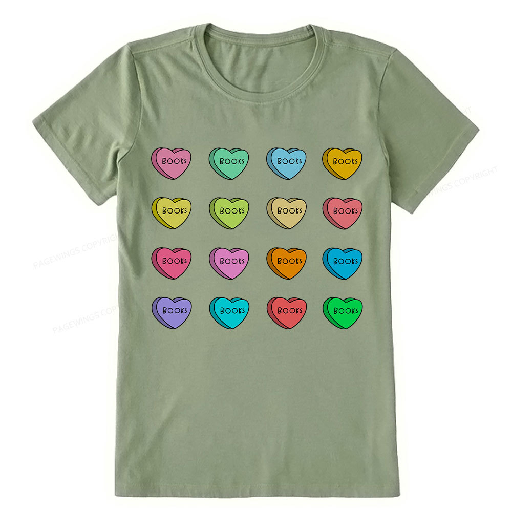 Pagewings Valentine's Day Librarian Unisex Classic T-shirt