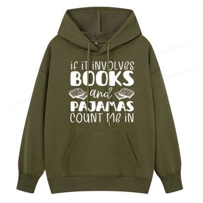 Pagewings Books And Pajamas Unisex Classic Hoodie