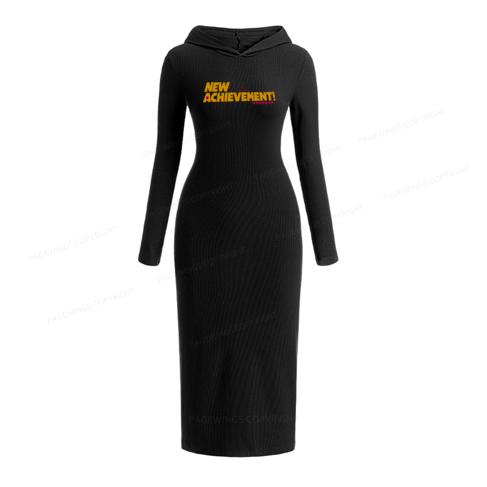 Pagewings New Achievement Hooded Knit Dress