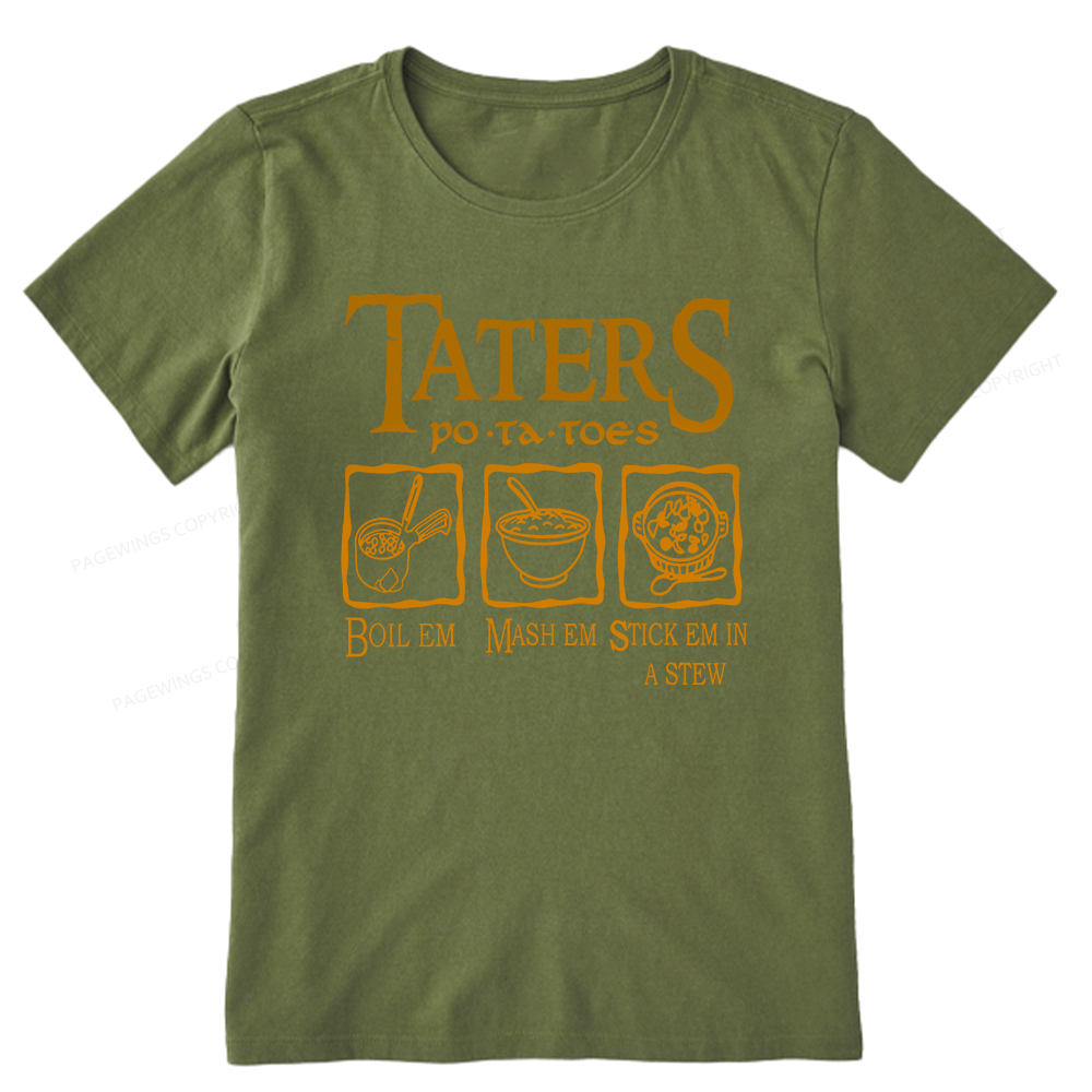 Pagewings Taters PoTaToes Unisex Classic T-shirt