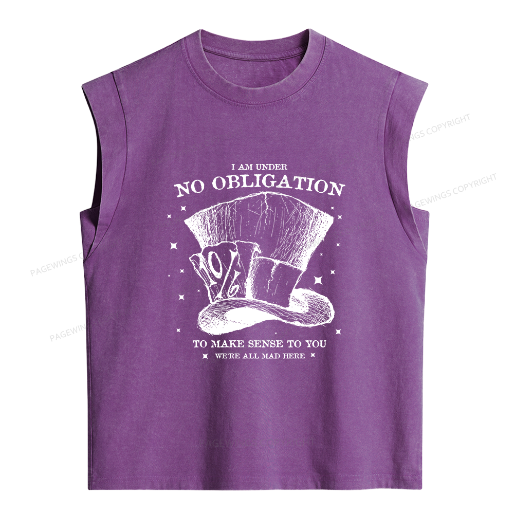 Pagewings Reading Fantasy Women's Washed Tank Top