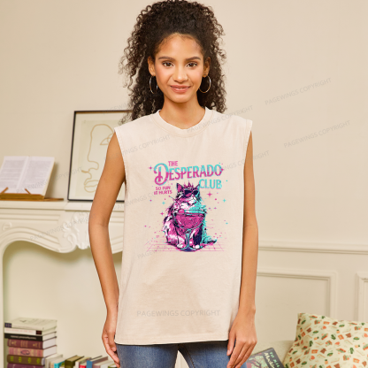 Pagewings Sci Fi Fan Unisex Washed Tank Top
