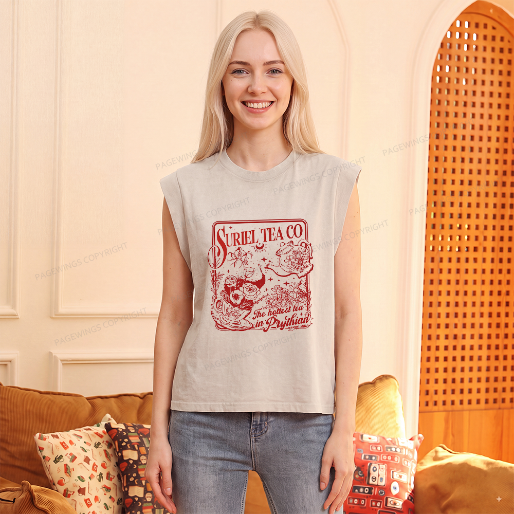 Pagewings Fantasy Reader Women's Washed Tank Top