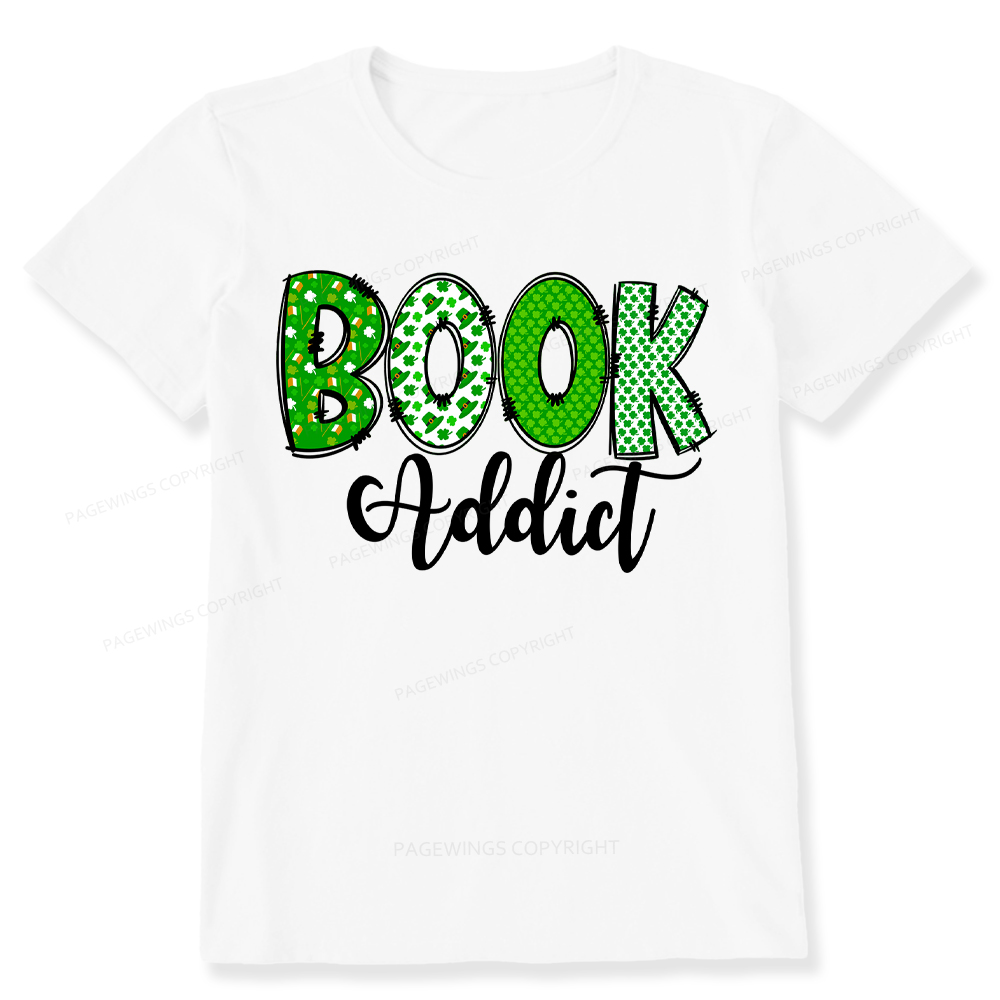 Pagewingsread t Patrick's Day Gift for bookworm,Book Lovers Unisex Classic T-shirt