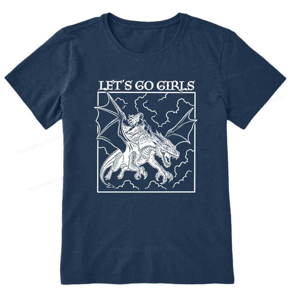 Pagewing Let's Go Girls Bookish Unisex Classic T-shirt