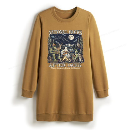 Pagewings National Parks After Dark Sweatshirt Dress