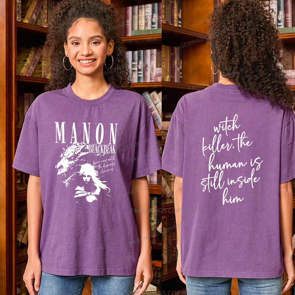 Pagewings Fantasy Book Lover Unisex Washed T-shirt