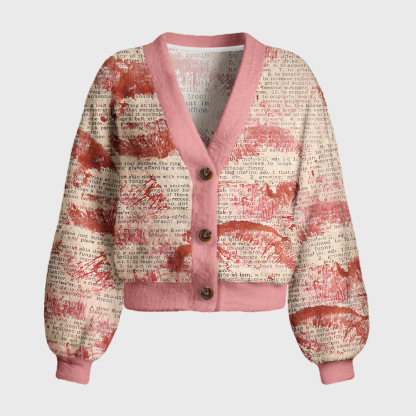 Pagewings Book Lover Women's Cardigan Sweater