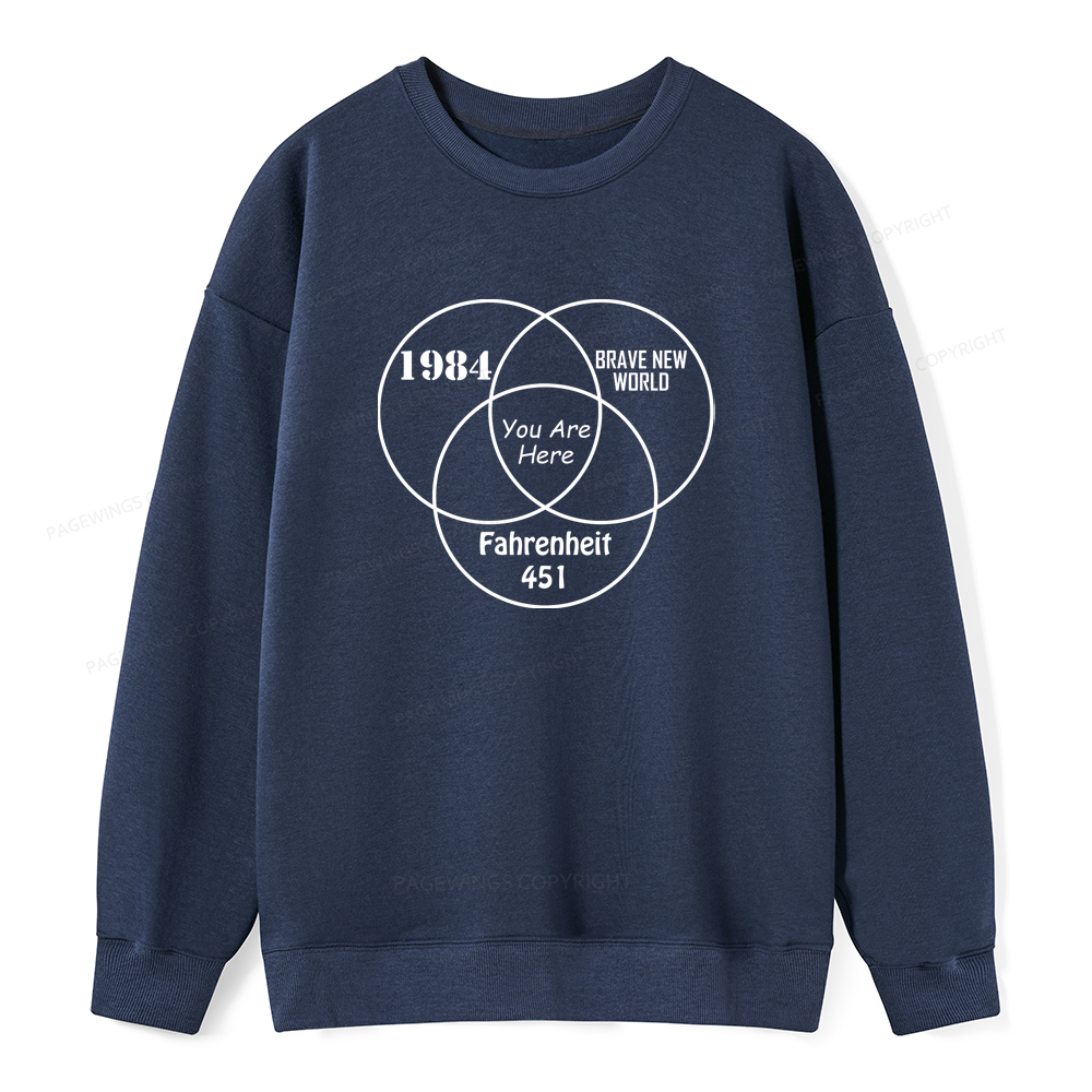 Pagewings I'm With The Banned Unisex Classic Sweatshirt
