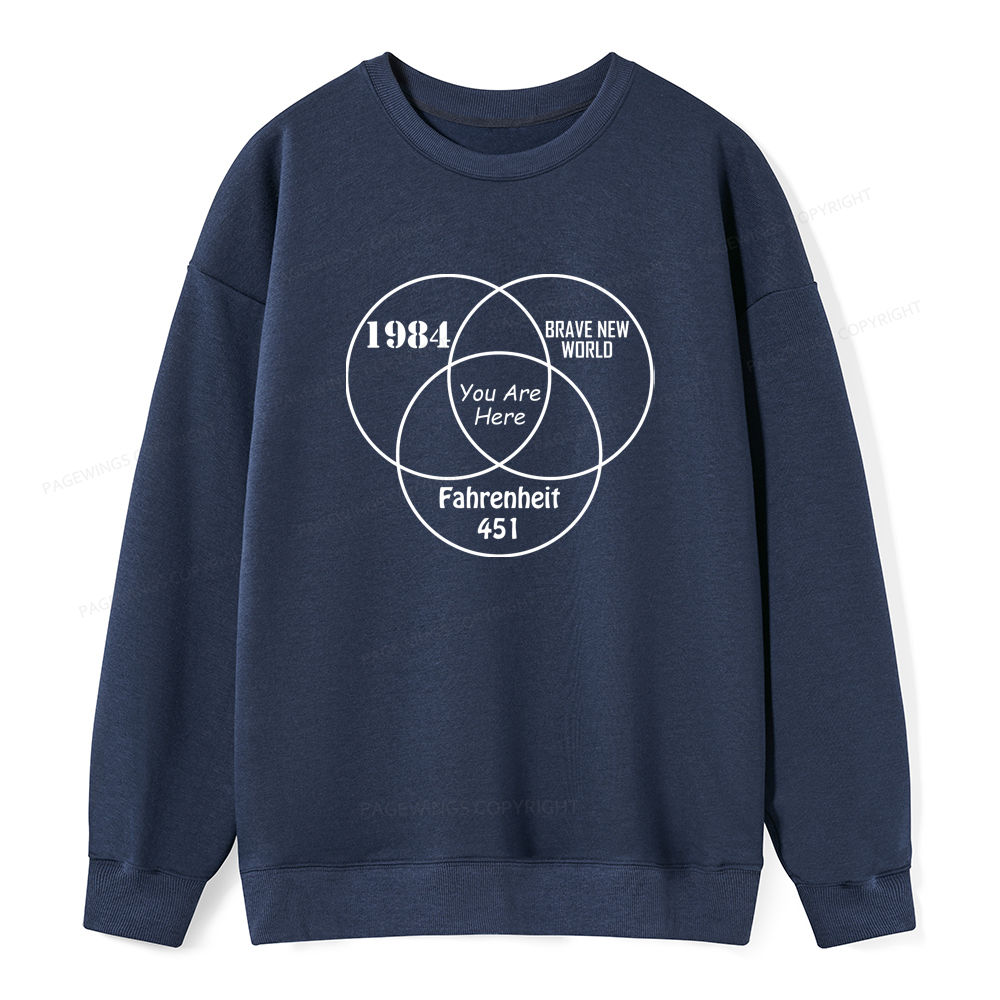 Pagewings I'm With The Banned Unisex Classic Sweatshirt