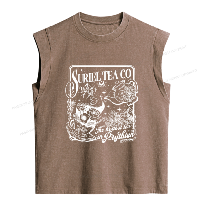 Pagewings Fantasy Reader Women's Washed Tank Top