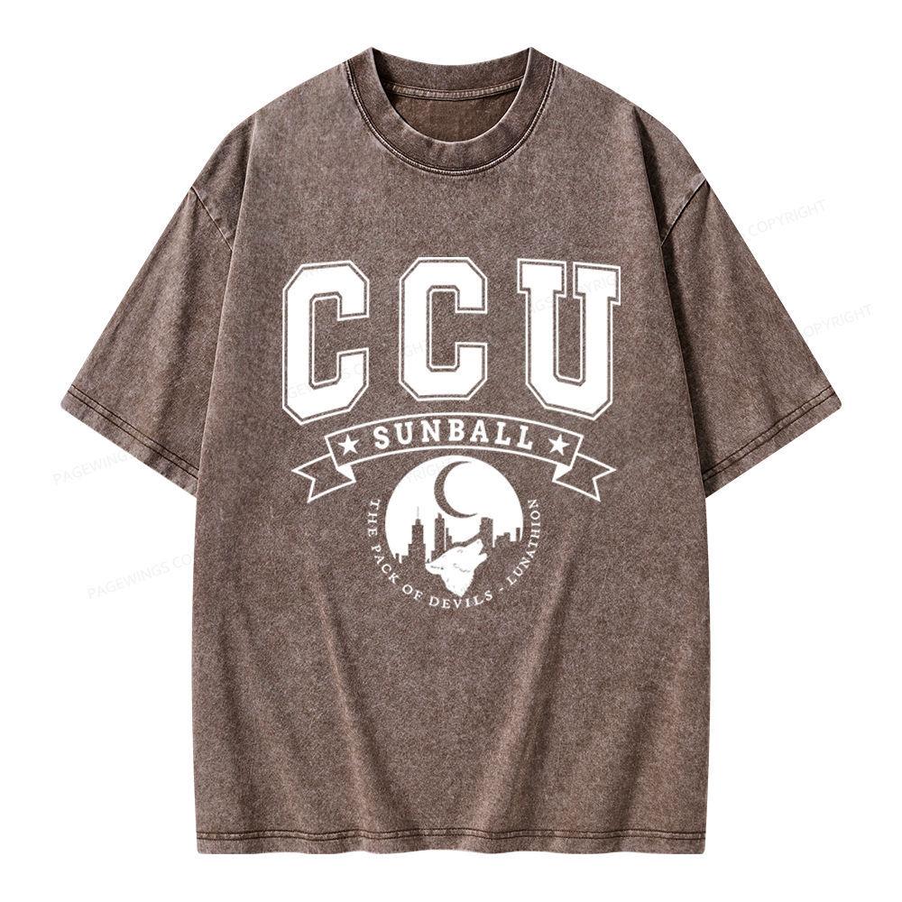 Pagewings Fantasy Bibliophile Unisex Washed T-shirt