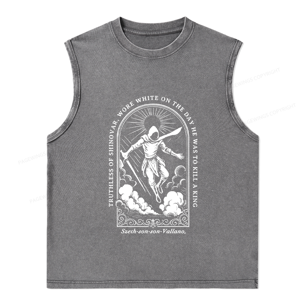 Pagewings Truthless of Shinovar Unisex Washed Tank Top