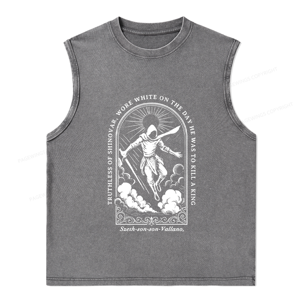 Pagewings Truthless of Shinovar Unisex Washed Tank Top
