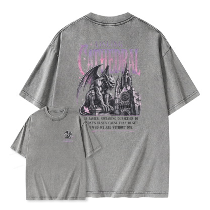 Pagewings Dark Fantasy Lover Unisex Washed T-shirt