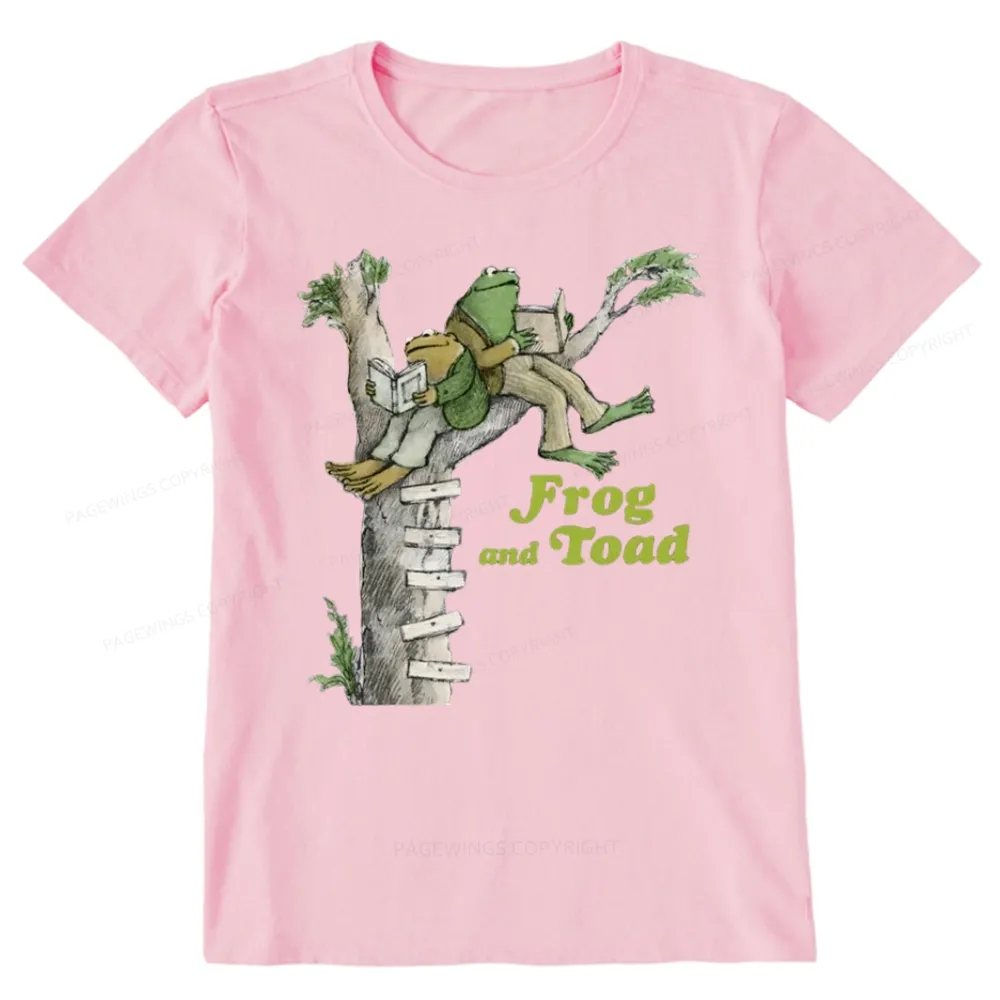 Pagewings Frog and Toad Old Book Unisex Classic T-shirt