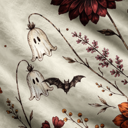 Pagewings Skull Flower Women's Cardigan Sweater