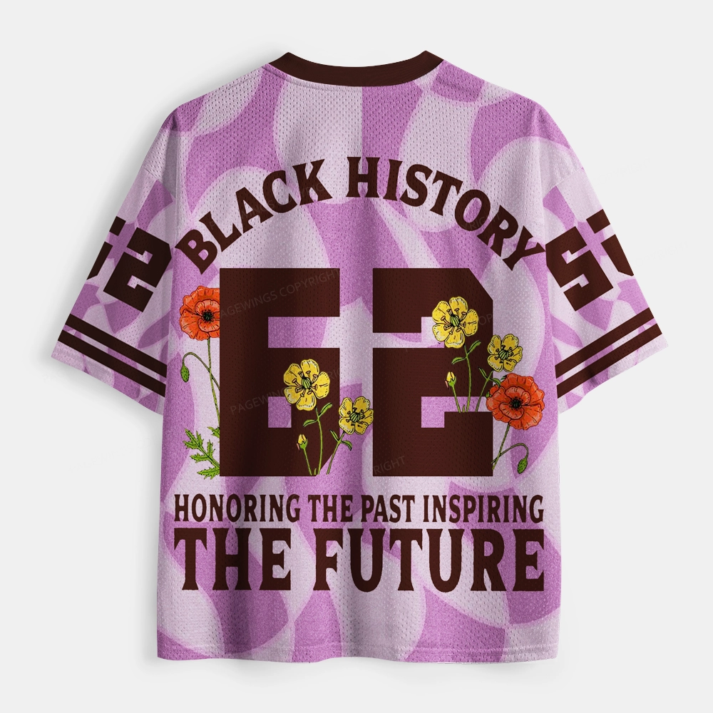 Pagewings Black History Month Unisex Mesh Jersey