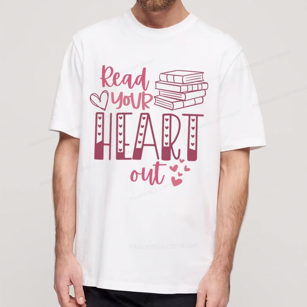 Pagewings Valentine Sweatshirt Read Your Heart Unisex Classic T-shirt