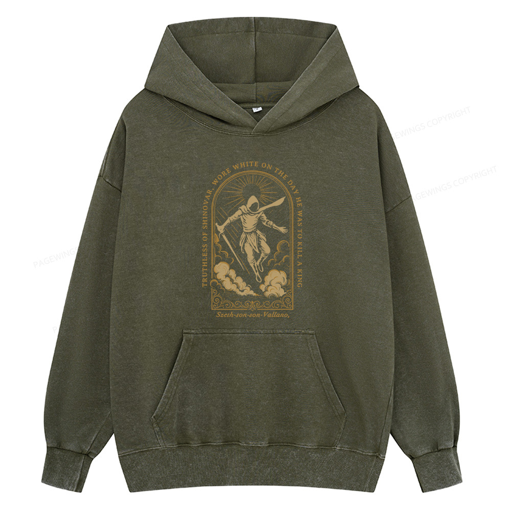 Pagewings Truthless of Shinovar Unisex Washed Hoodie
