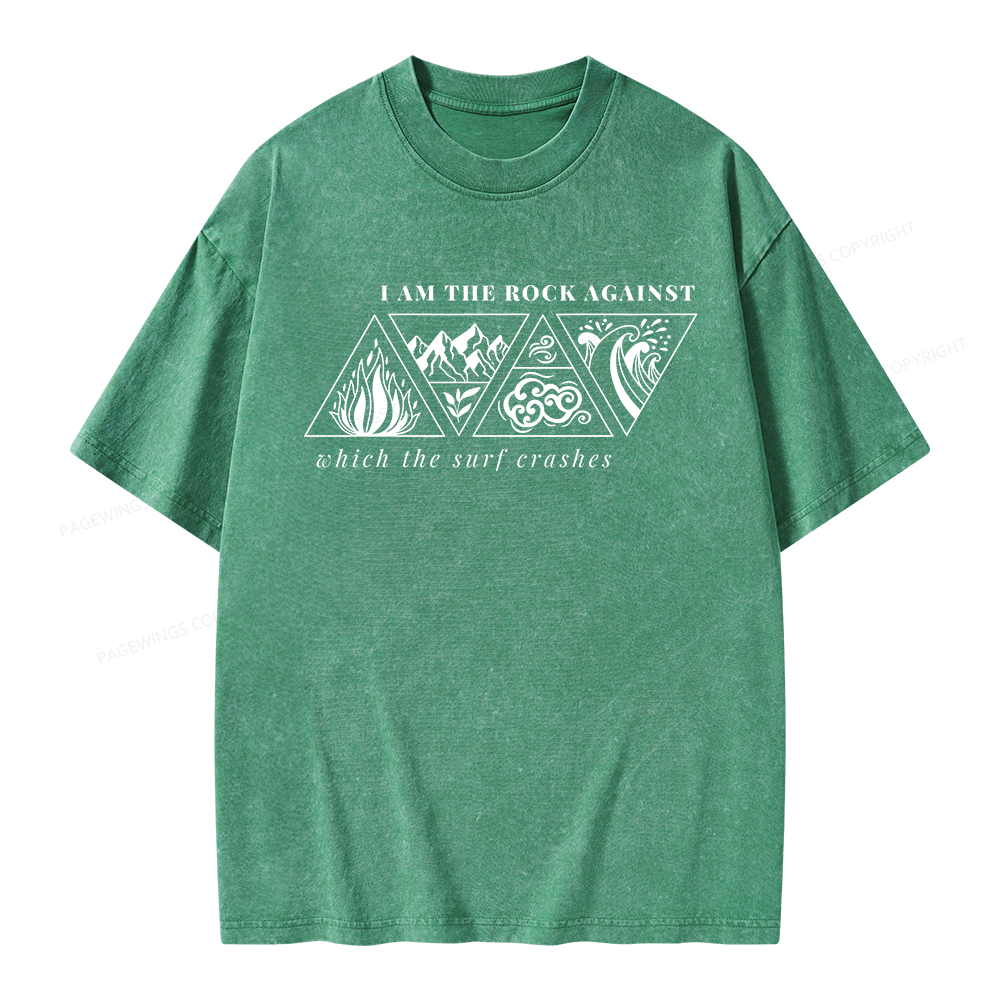 Pagewings Fantasy Bookish Unisex Washed T-shirt