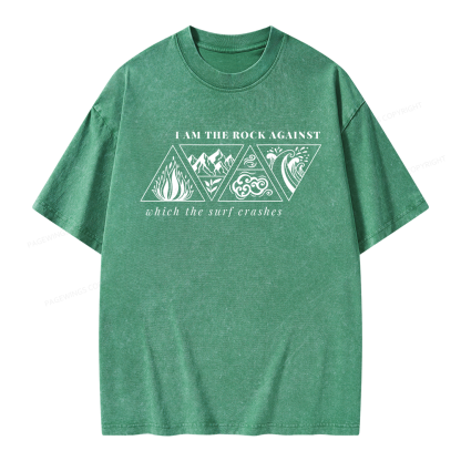 Pagewings Fantasy Bookish Unisex Washed T-shirt