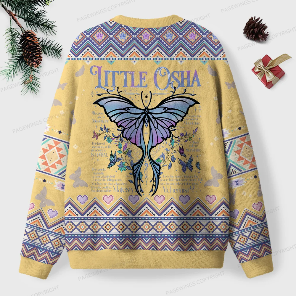 Pagewings Little Osha Unisex Ugly Knit Sweatshirt
