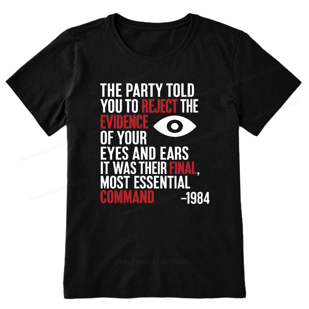 Pagewings Dystopia Quote Unisex Classic T-shirt