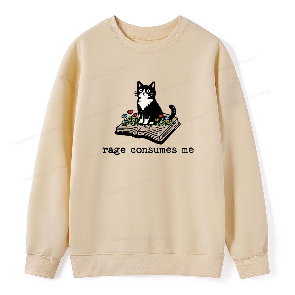 Pagewings Rage Consumes Me Unisex Classic Sweatshirt