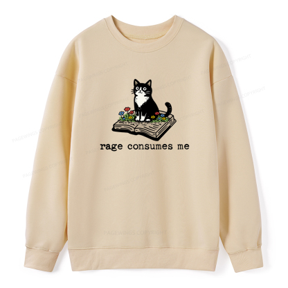 Pagewings Rage Consumes Me Unisex Classic Sweatshirt