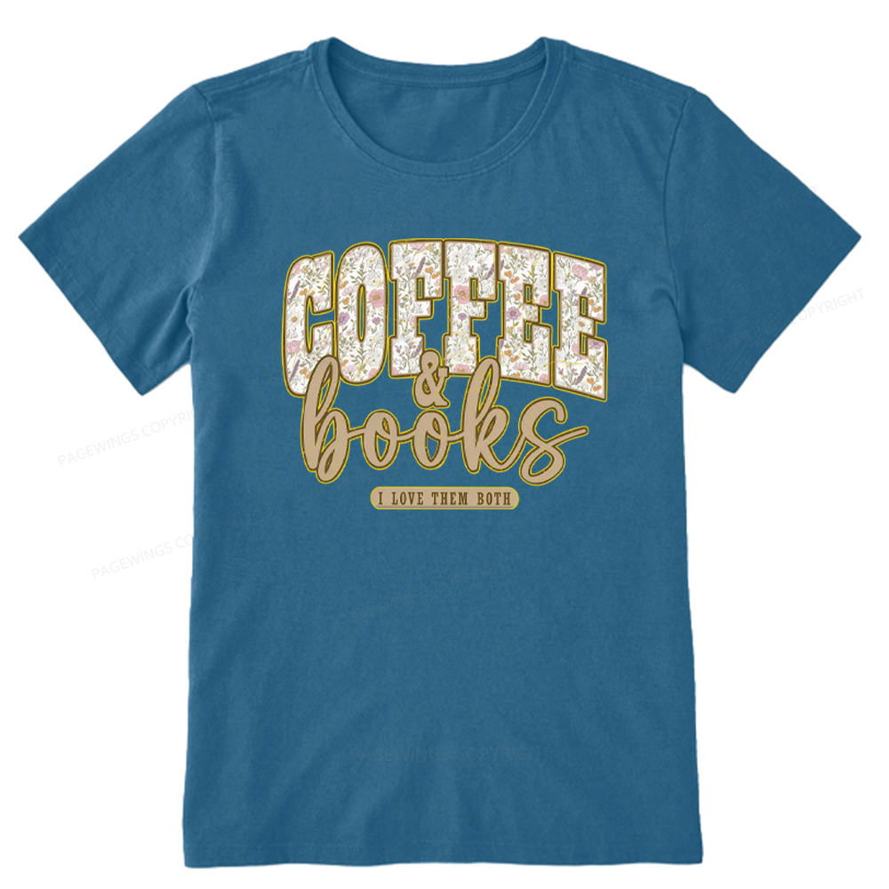 Pagewings Coffee And Books Unisex Classic T-shirt