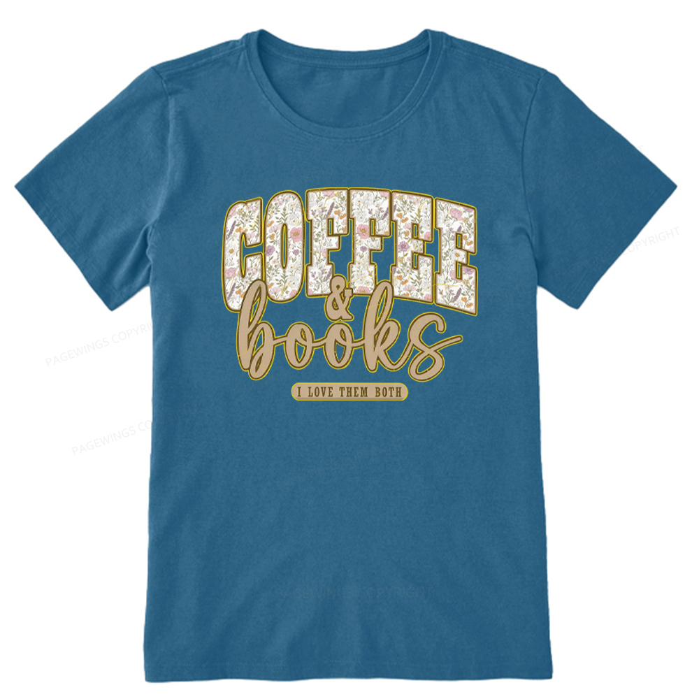 Pagewings Coffee And Books Unisex Classic T-shirt