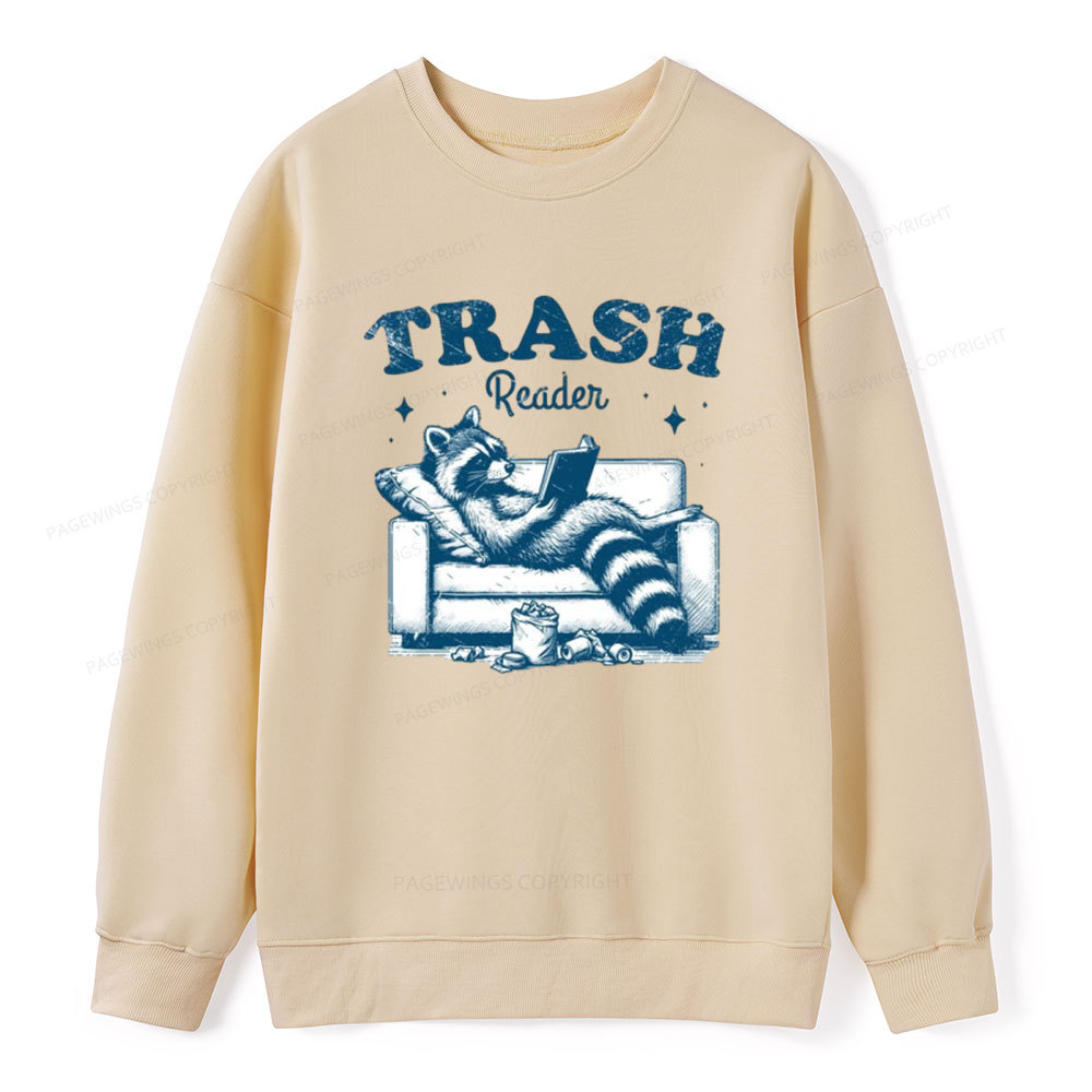 Pagewings Trash Reader Unisex Classic Sweatshirt