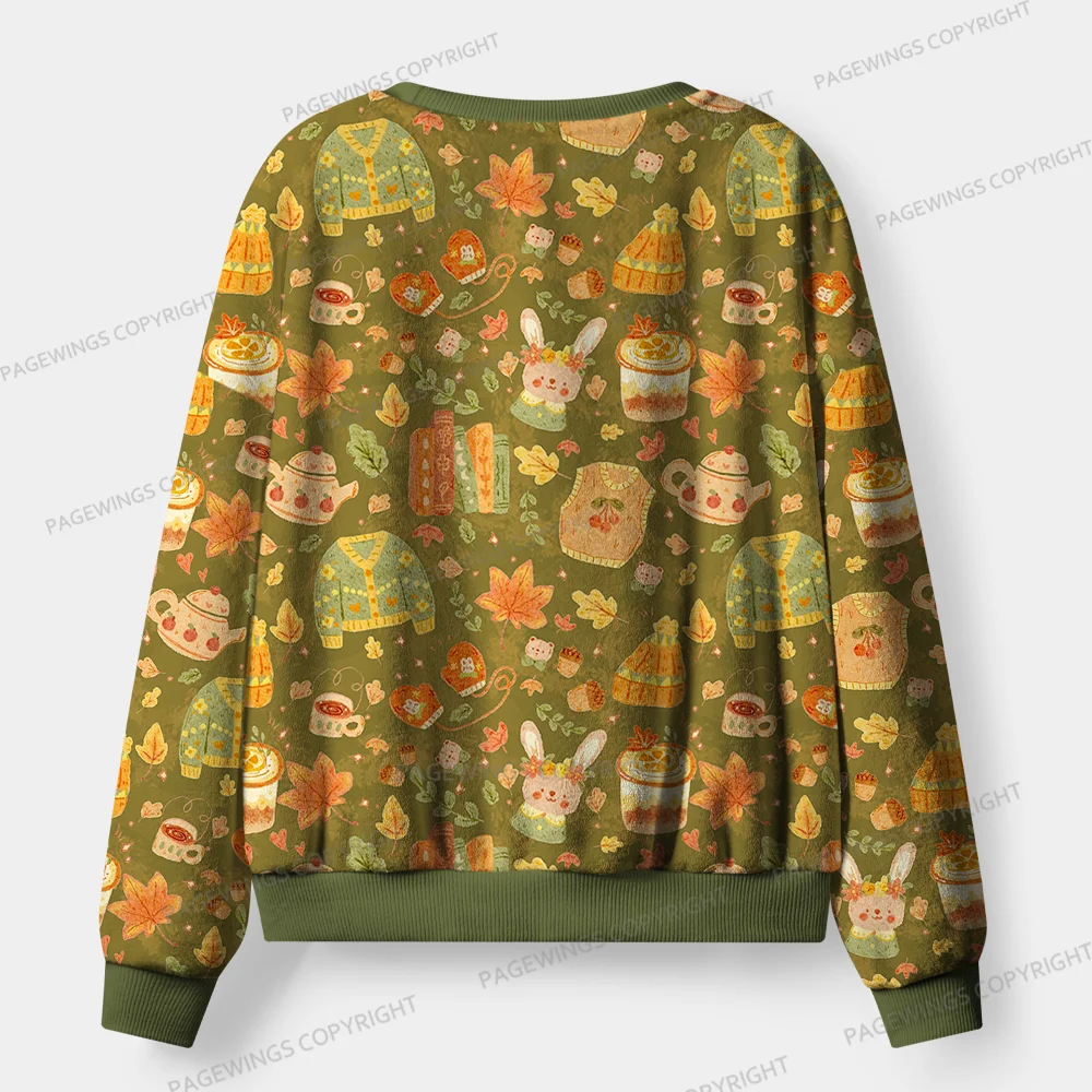 Pagewings Cozy Reading Unisex Flannel Pajama Set