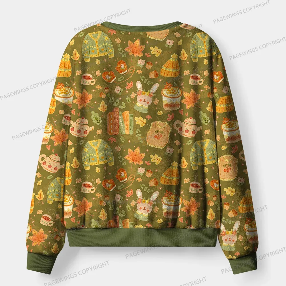 Pagewings Cozy Reading Unisex Flannel Pajama Set