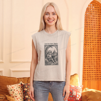 Pagewings Just One More Chapter Women's Washed Tank Top