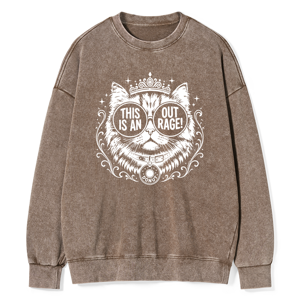 Pagewings Sci-Fi Bookish Unisex Washed Sweatshirt