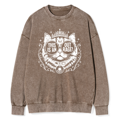Pagewings Sci-Fi Bookish Unisex Washed Sweatshirt