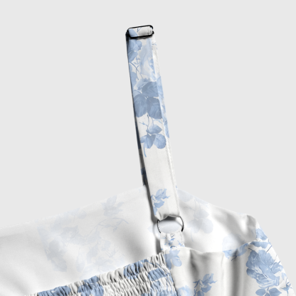 Pagewings Square Neck Summer Floral  Maxi Dress