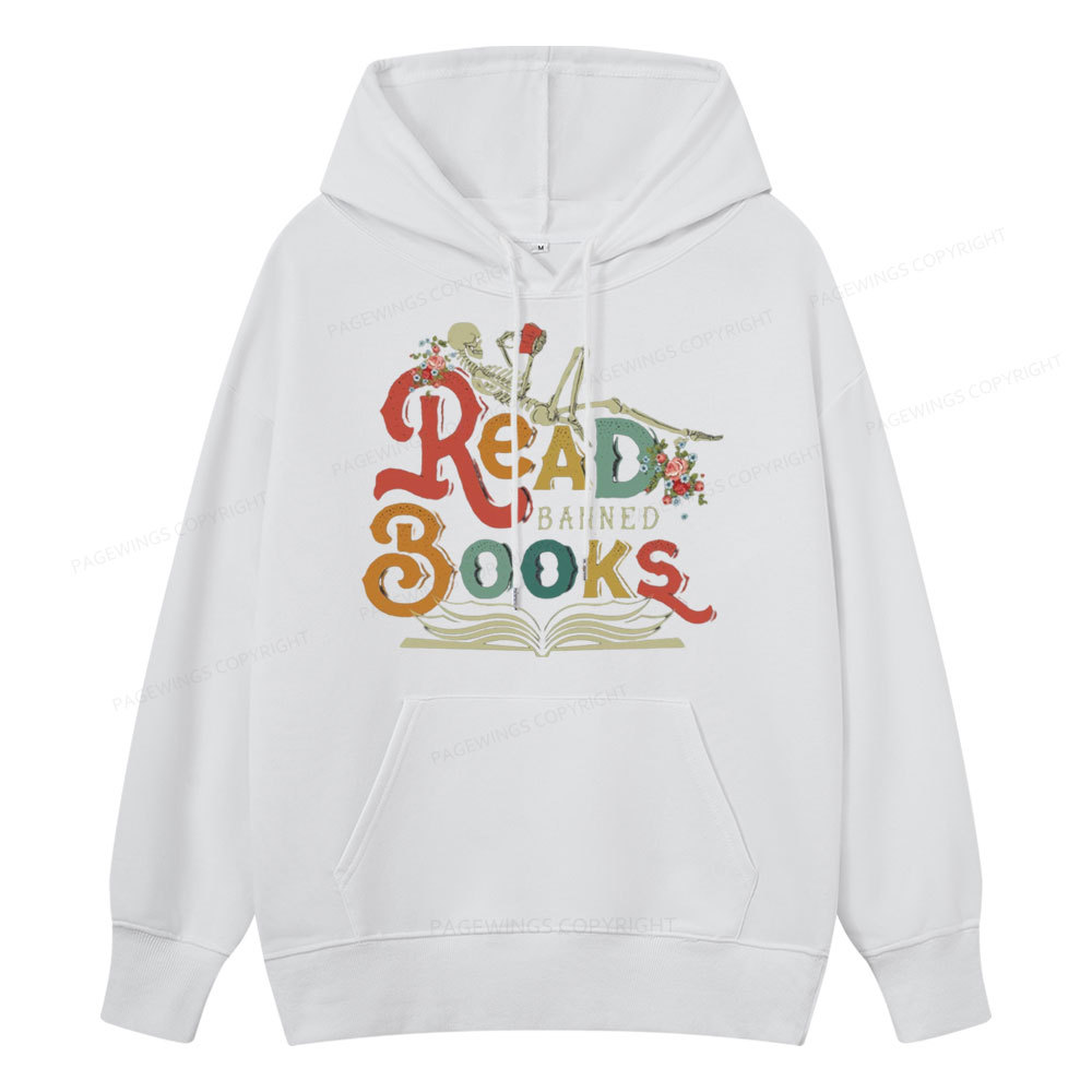 Pagewings Read Banned Books Unisex Classic Hoodie