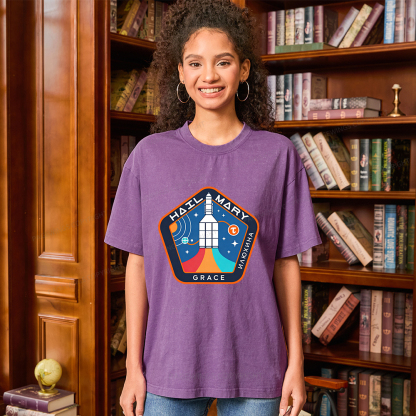 Pagewings Read Sci-Fi Unisex Washed T-shirt